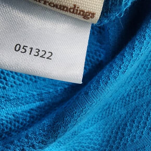 Soft Surroundings Top Large Ventana Tee Short Sleeve Embroidered Mesh Cut Out - Picture 10 of 10